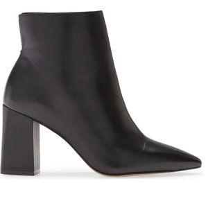 Vince Camuto| Cammen Pointed Toe Bootie Black Nappa Leather |Size 9M/40